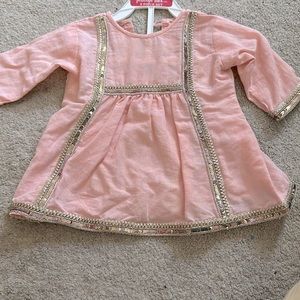 Pink 6M Indian/pakistani dress. No bottoms.